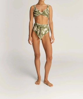Magnolia Bikini Bottom In Emerald
