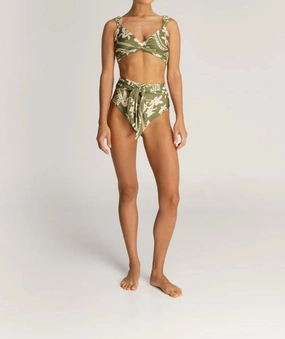Magnolia Bikini Bottom In Emerald