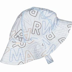MarMar Logo Outline Alba Splash Long UV Sun Hat