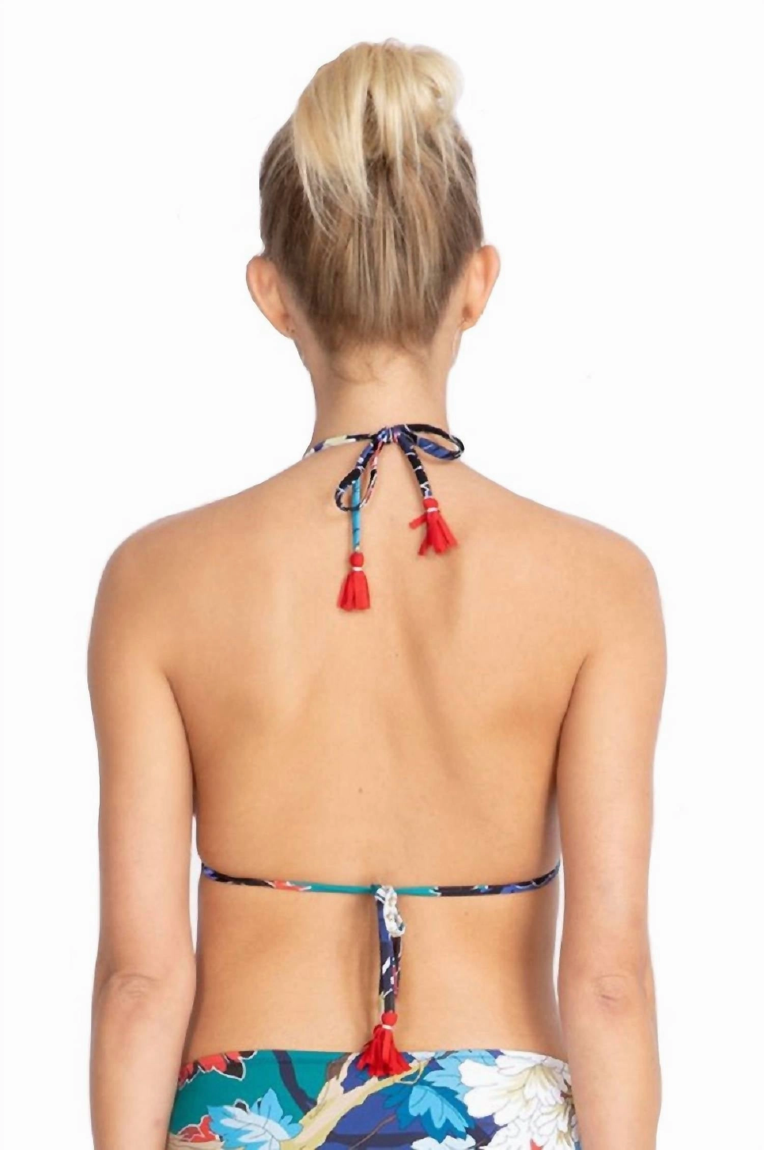 Marritt String Bikini Top In Multi