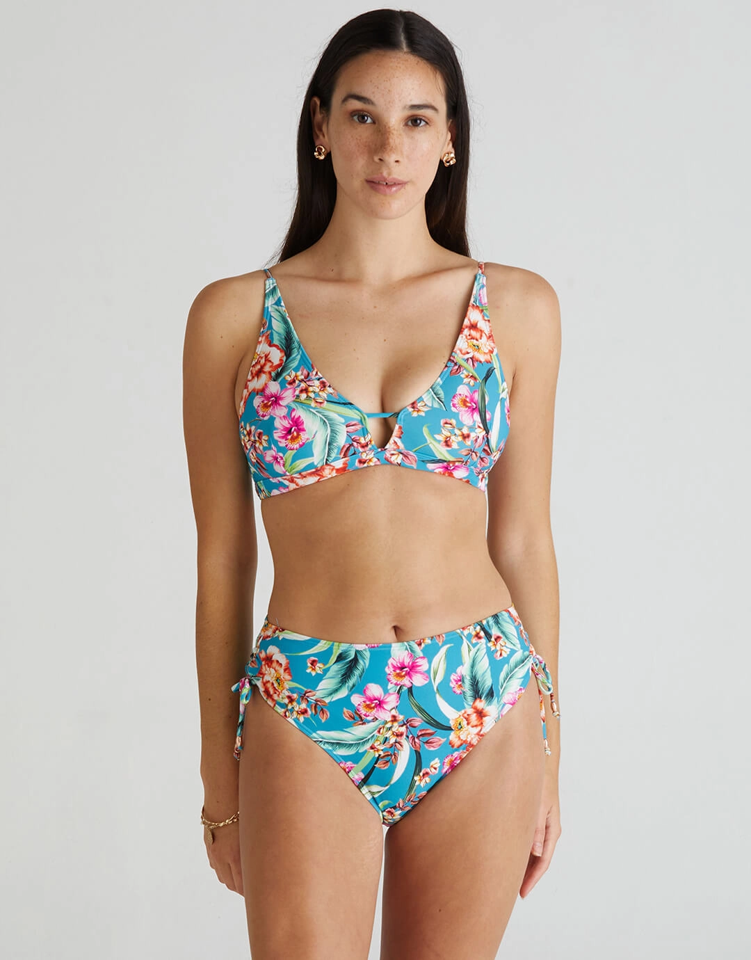 Melody Charlotte High Waist Bikini Pant - Multi