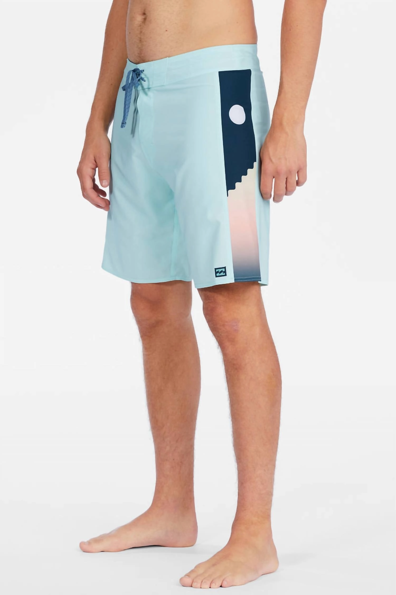 Men's D Bah Ciclo Board Shorts In Light Aqua