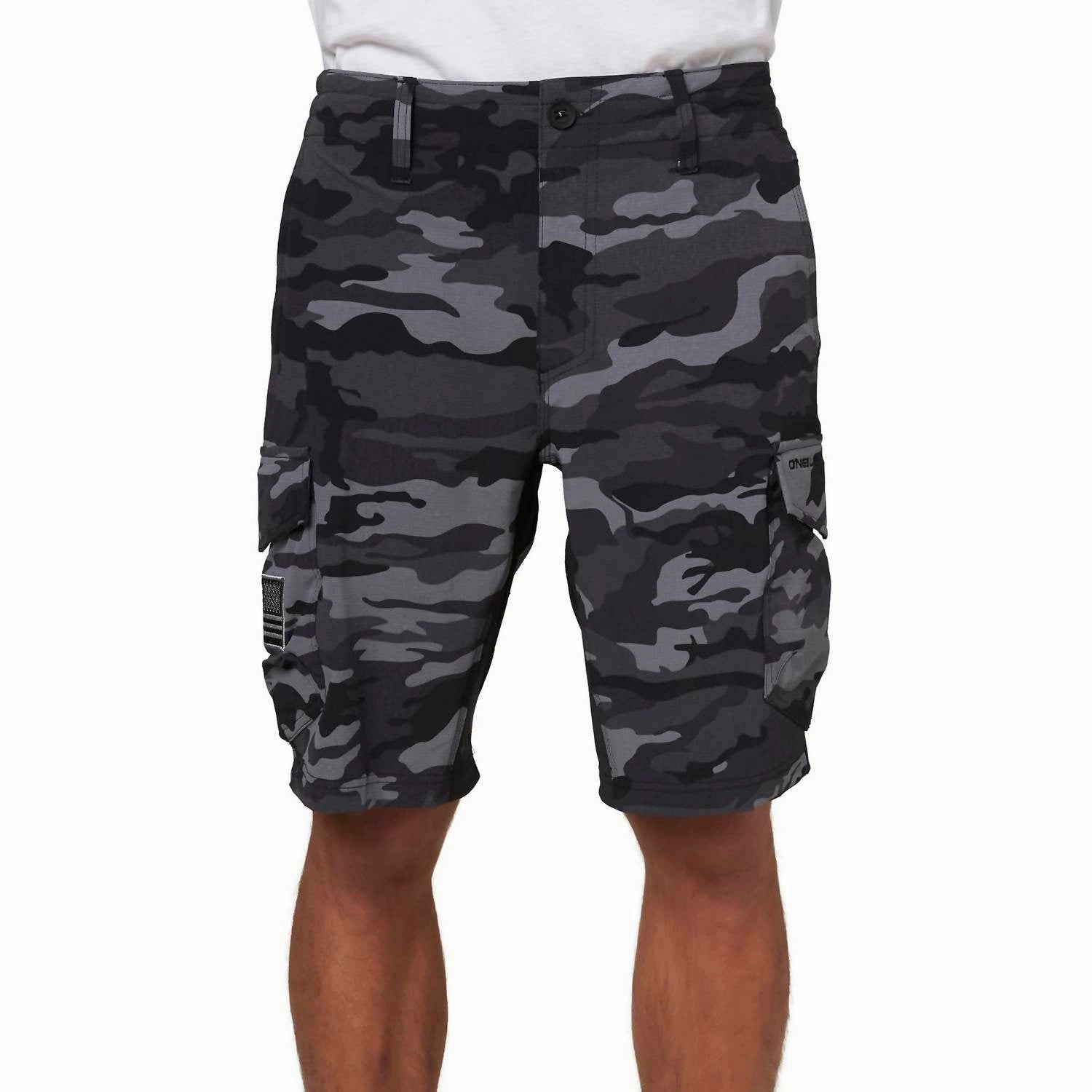 Men's Gi Jack Traveler 5 Board Shorts In Black Camo