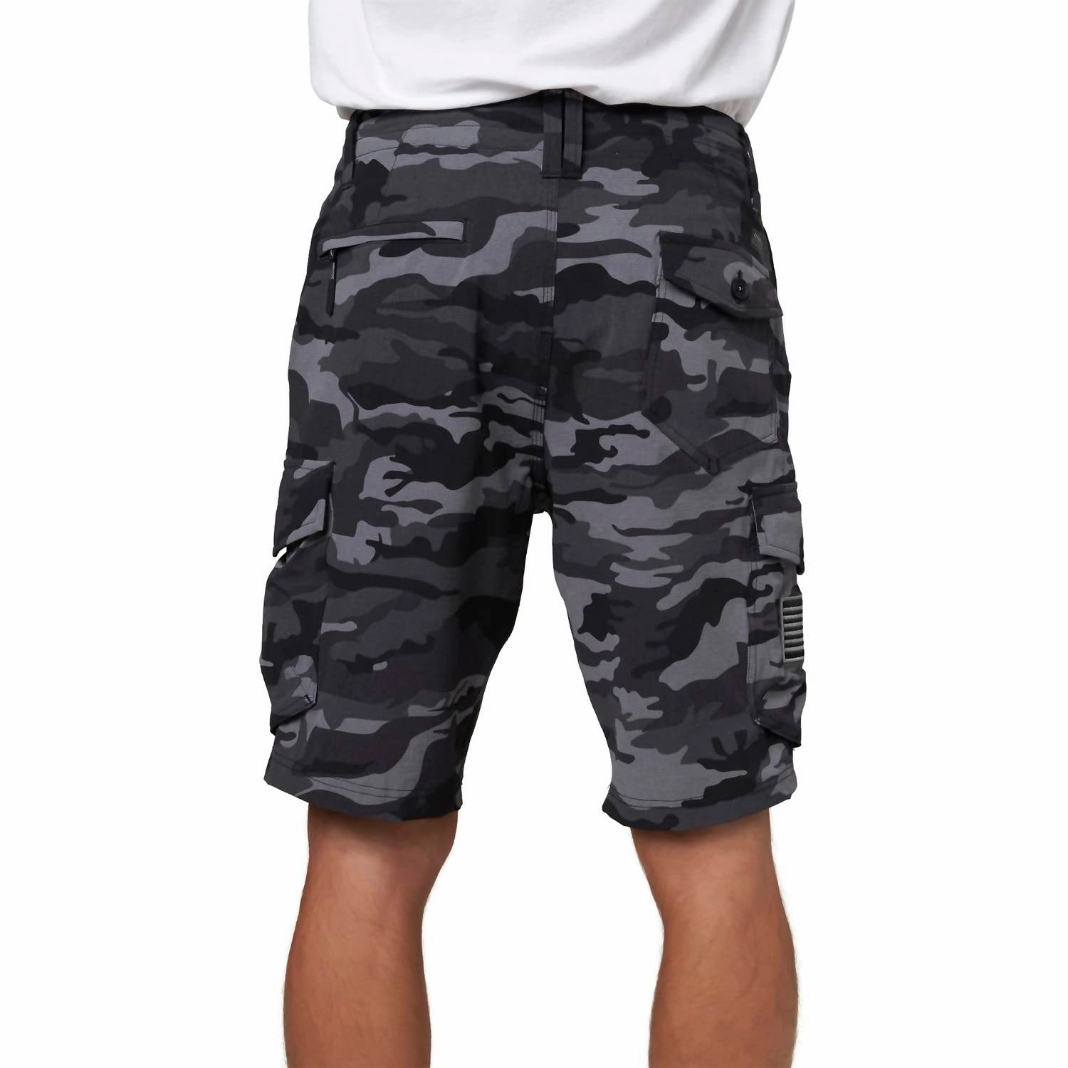 Men's Gi Jack Traveler 5 Board Shorts In Black Camo