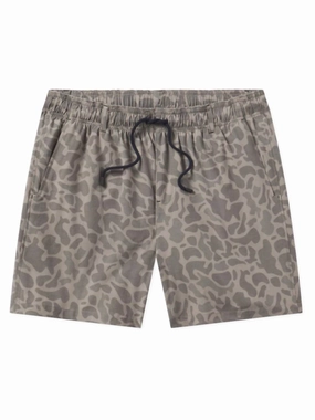 Men's Harbor Stretch Seawash Swim Trunk In Brown Camo