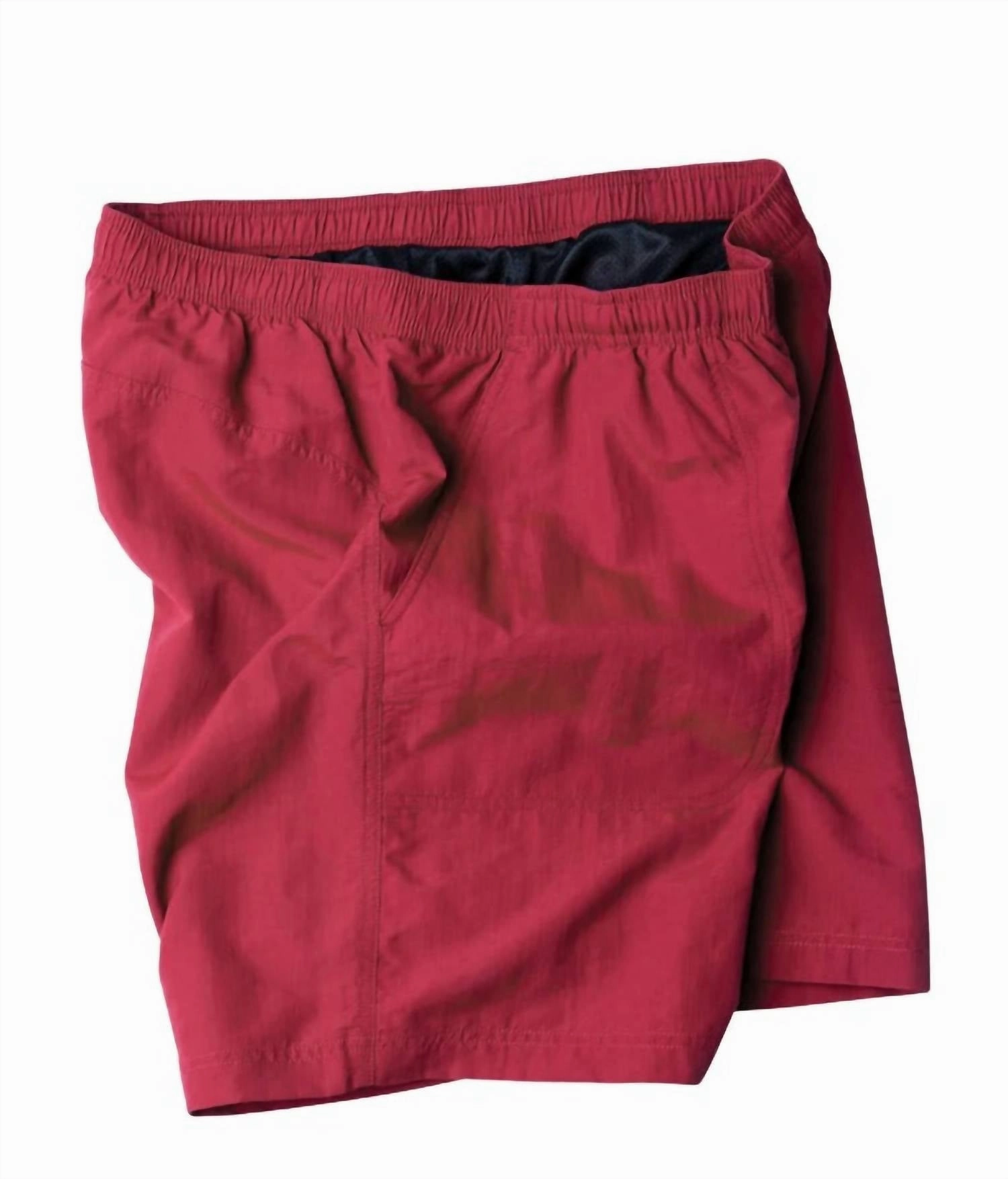 Men's River Short In Rhubarb