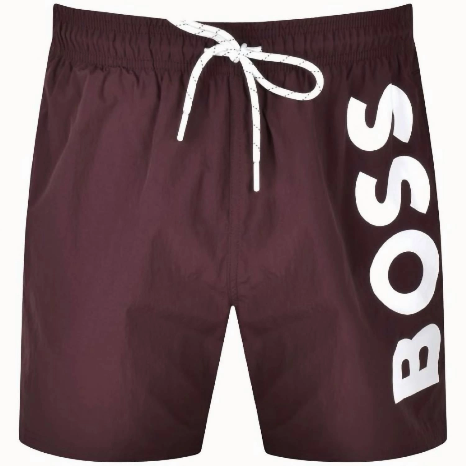 Men's Standard Octopus Swim Trunk In Eggplant