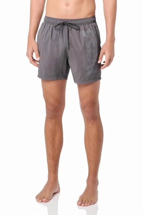 Men's Standard Octopus Swim Trunks In Magnet Grey