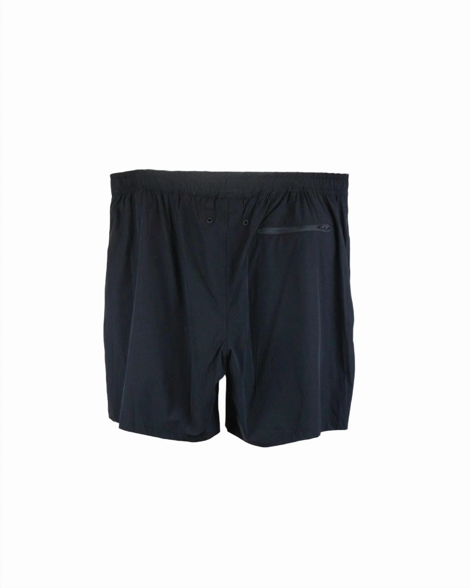 Men's Standard Quick Dry Swim Trunk In Black