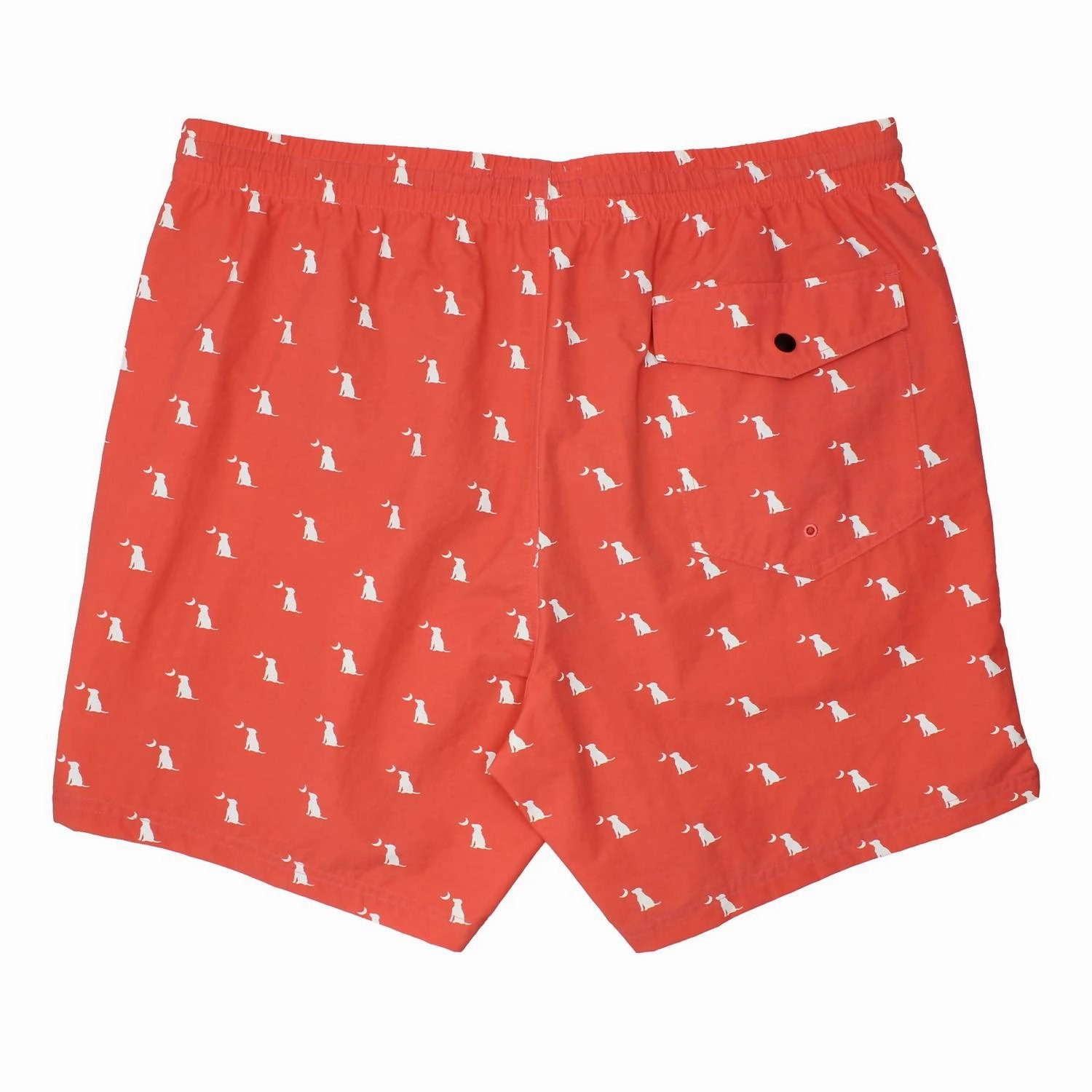 Men's Swim Trunks In Dog & Moon Salmon