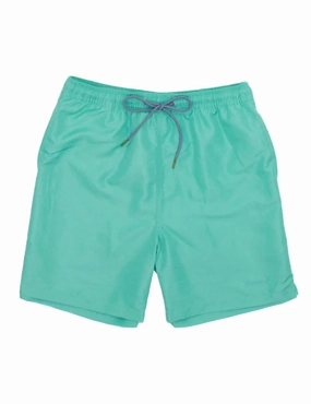 Men's Swim Trunks In Soft Green