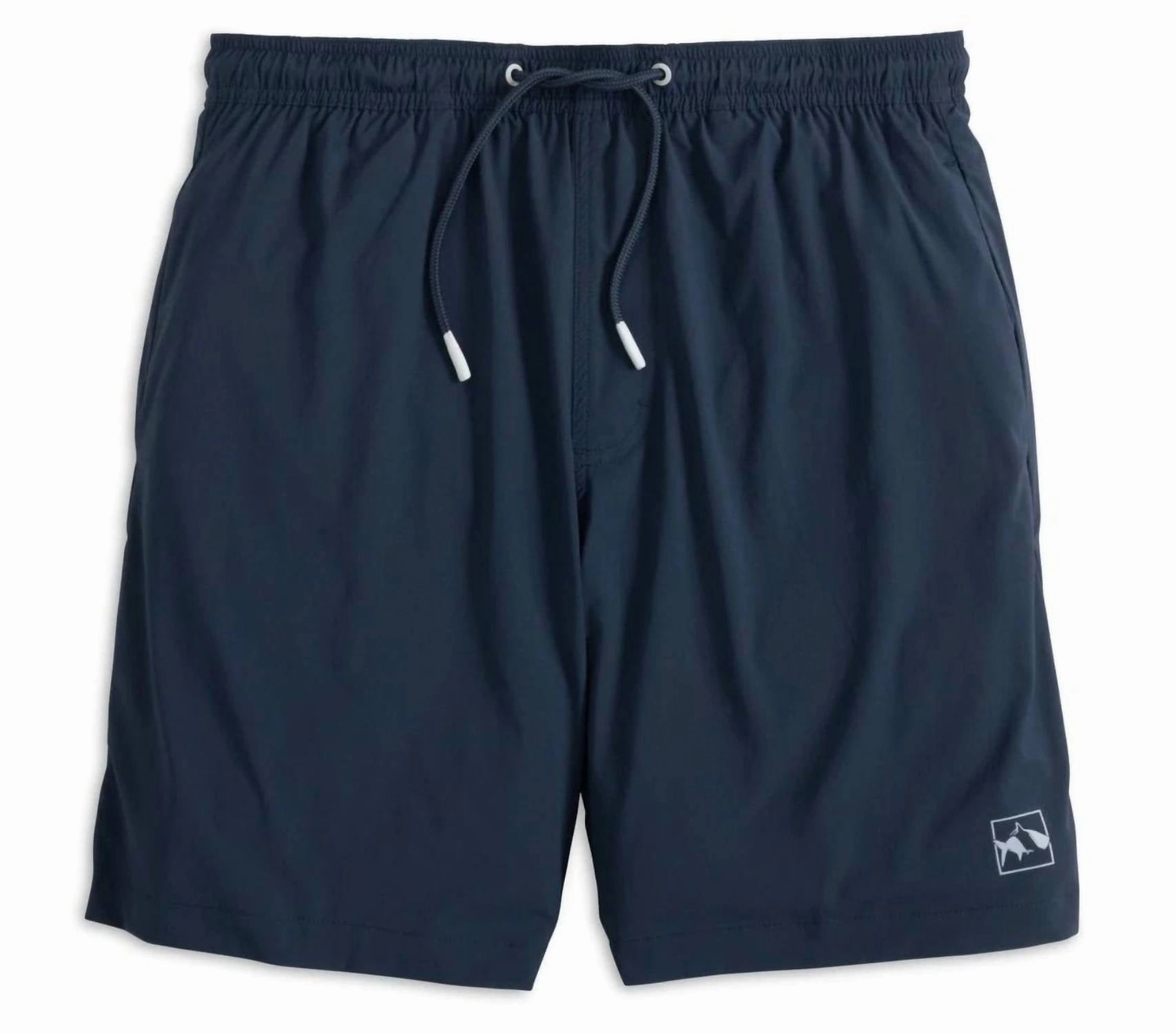 Men's Volley Lined 6" Trunk In Navy