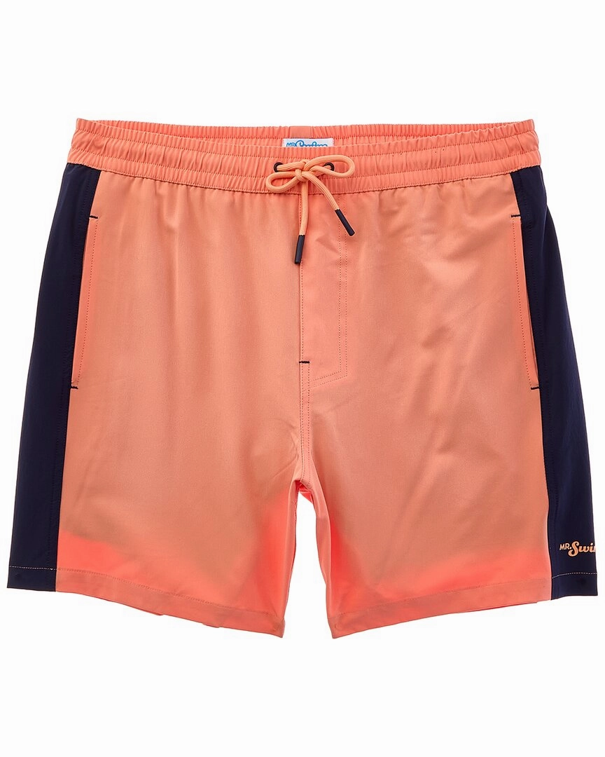 Mr.Swim Colorblocked Stretch Compression Swim Trunk