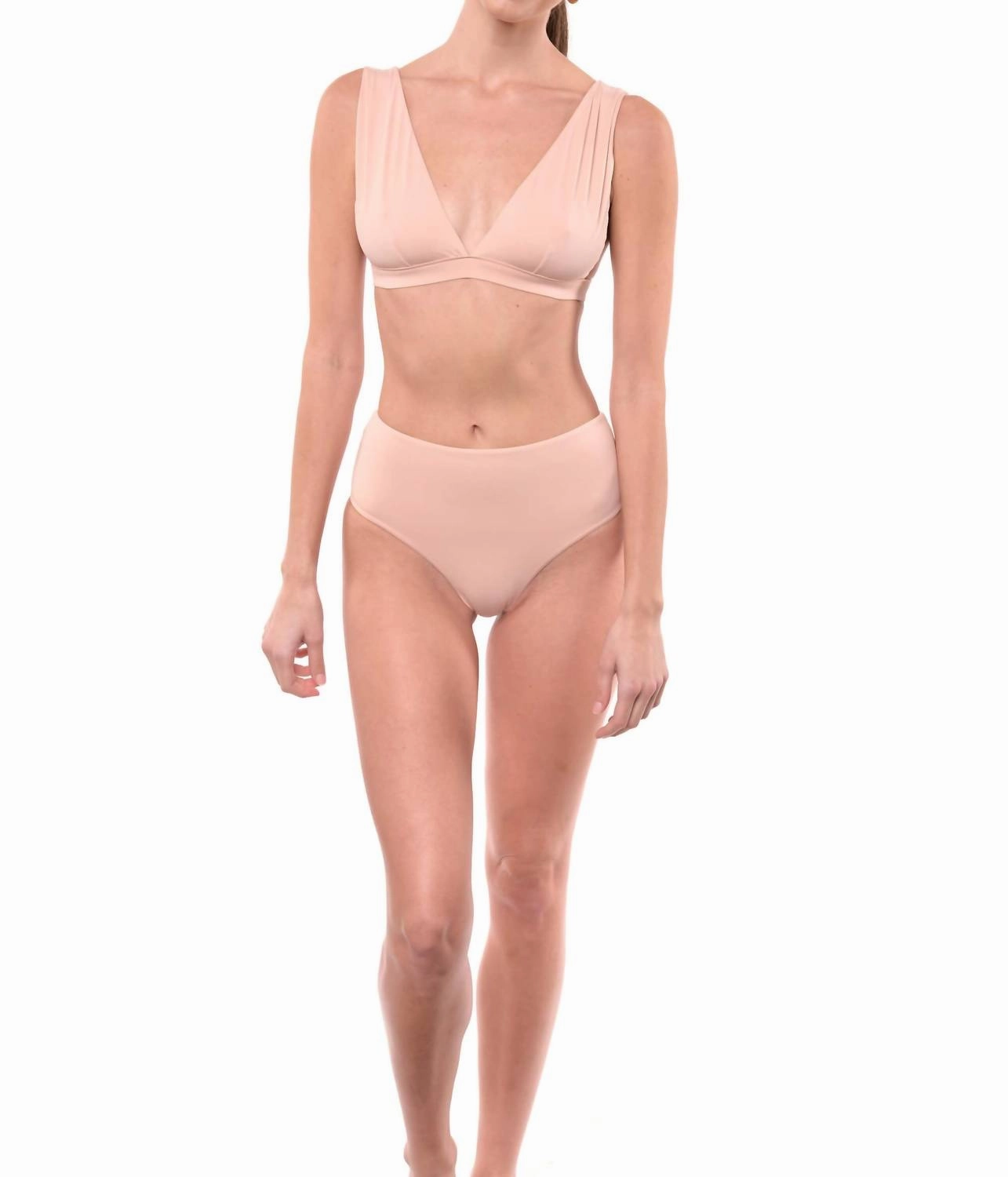 Natalie Bikini Top In Pink Blush