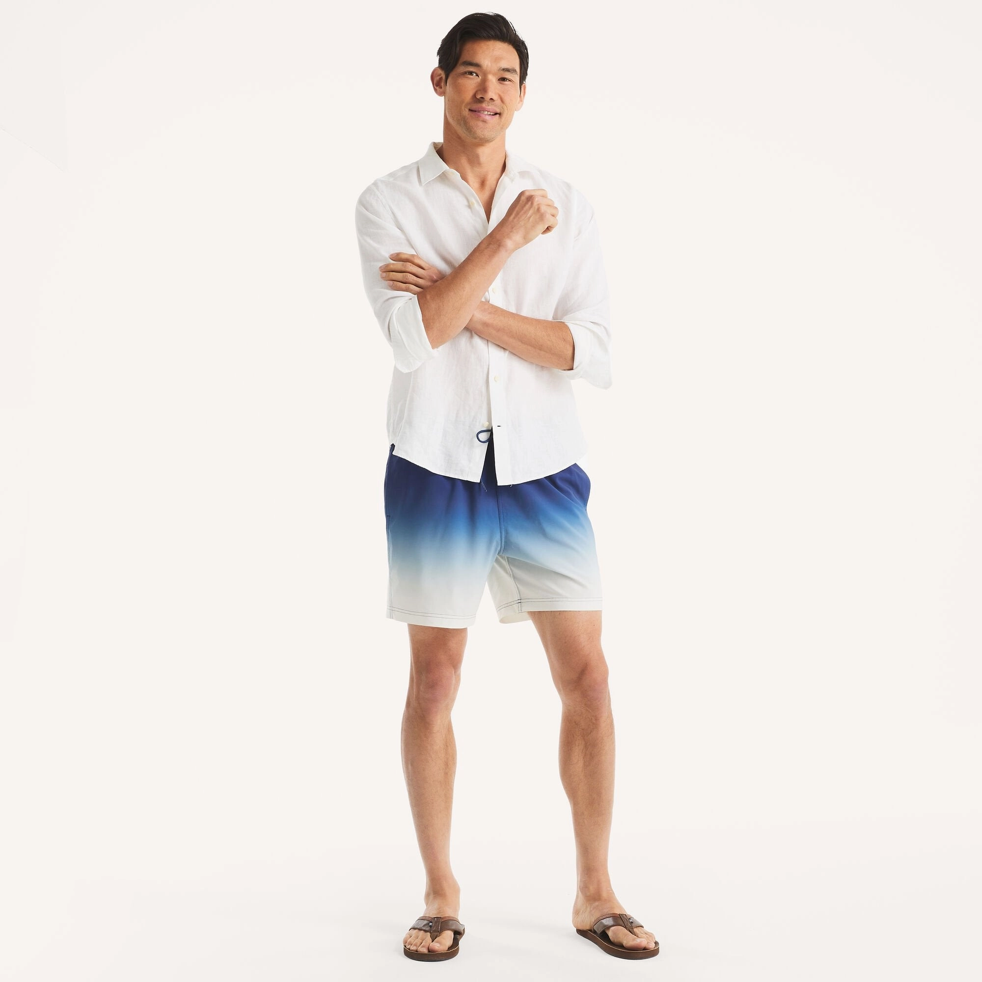 Nautica Mens Beach Boys X Nautica 6" Quick-Dry Swim