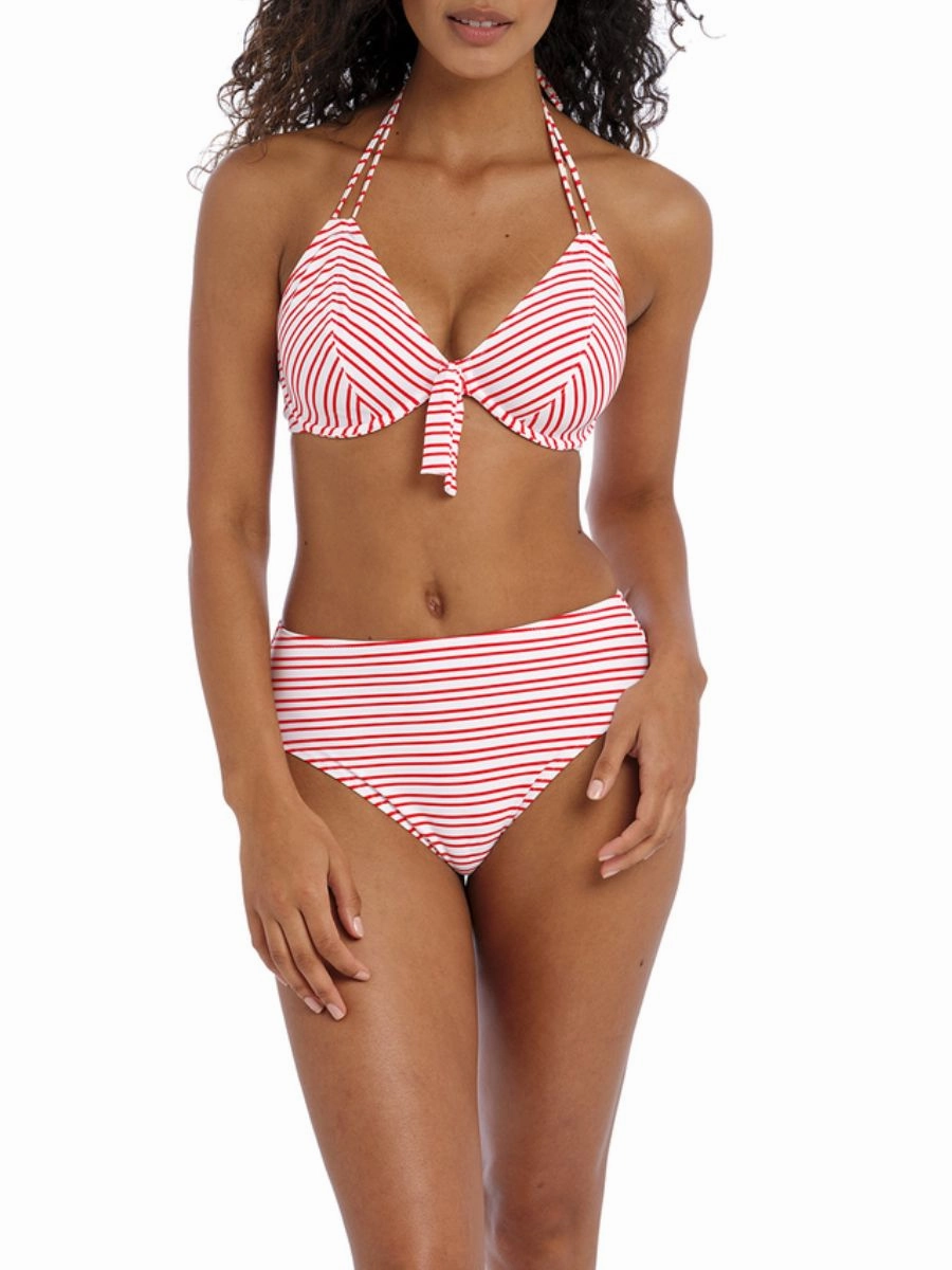New Shores Halter Bikini Top - Chilli