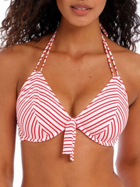 New Shores Halter Bikini Top - Chilli