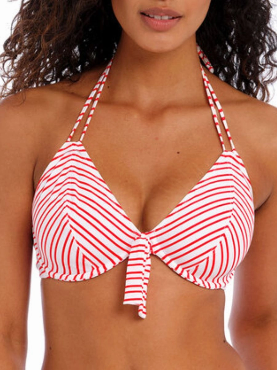 New Shores Halter Bikini Top - Chilli