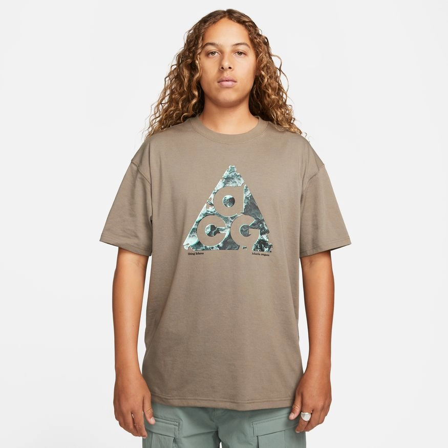 Nike NRG ACG SSNL HBR T-Shirt - Olive Grey