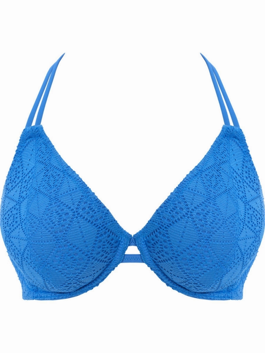 Nomad Nights Halterneck Bikini Top - Atlantic