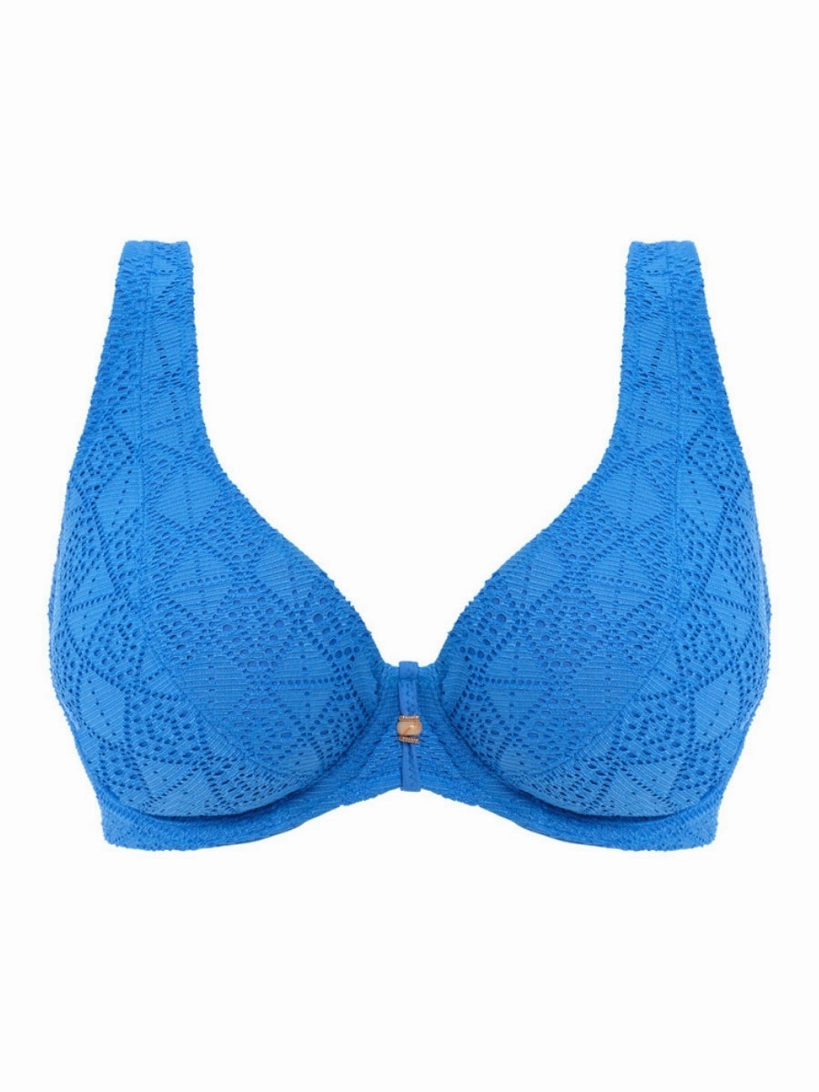Nomad Nights High Apex Bikini Top - Atlantic