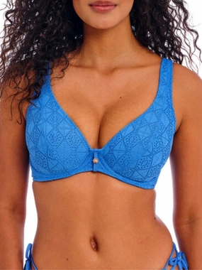 Nomad Nights High Apex Bikini Top - Atlantic