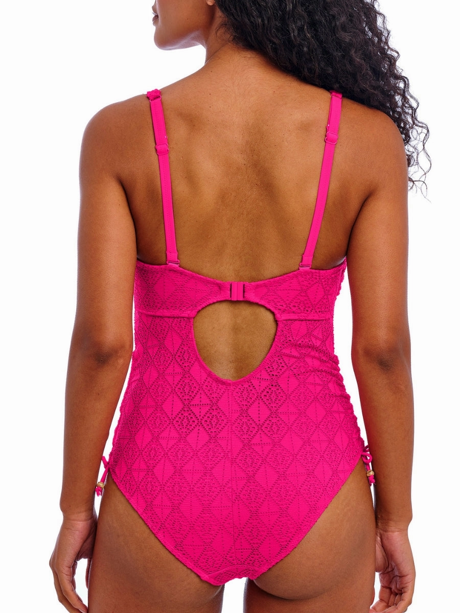 Nomad Nights Underwired Swimsuit - Fuchsia