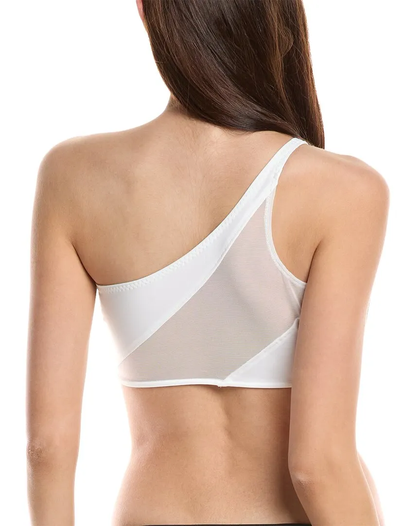 Norma Kamali Snake Mesh Bikini Top