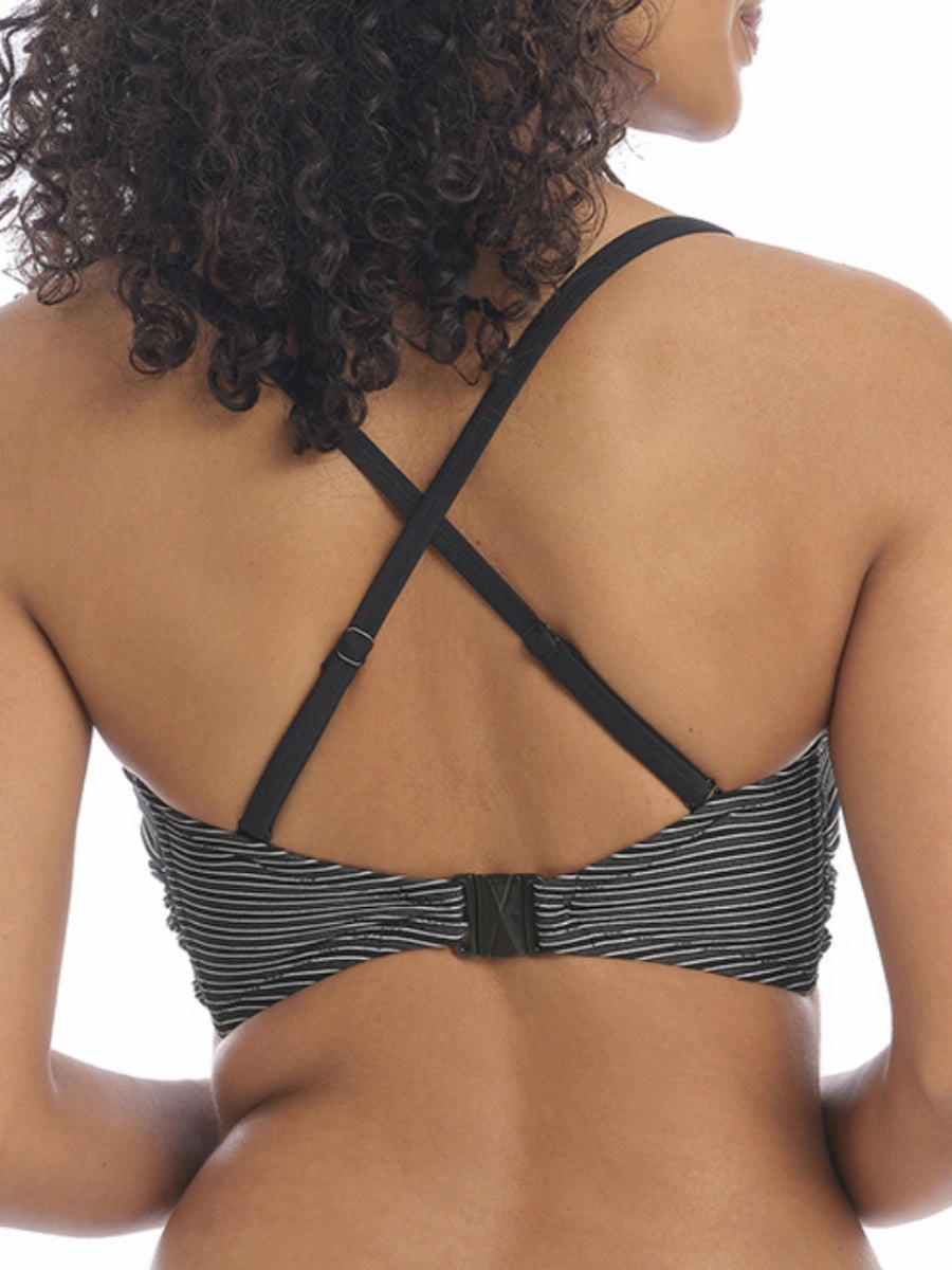 Ocean Calling Bandeau Bikini Top - Midnight