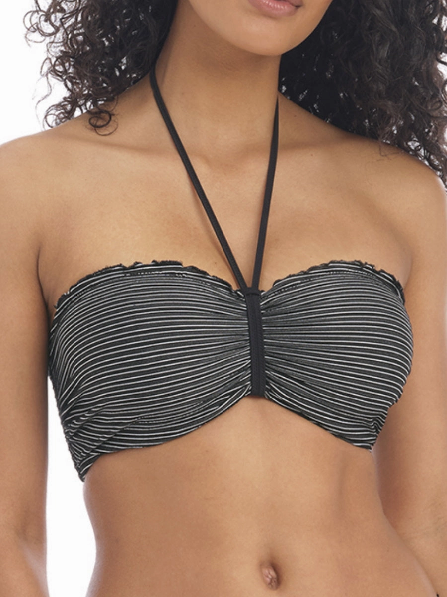 Ocean Calling Bandeau Bikini Top - Midnight