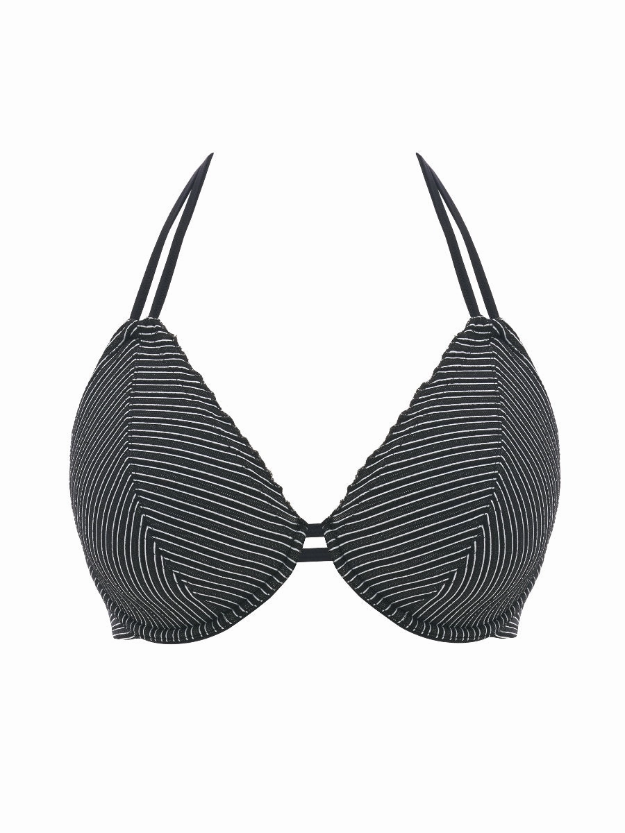 Ocean Calling Halter Bikini Top - Midnight