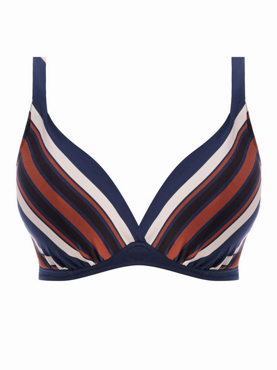 Ocean Cove Plunge Bikini Top - Deep Sea