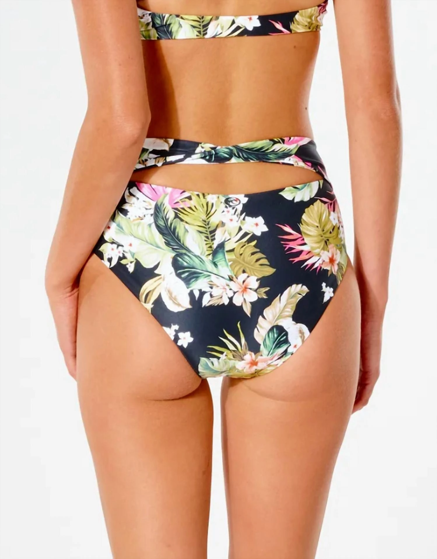 On The Coast Mirage Bikini Bottom In Black