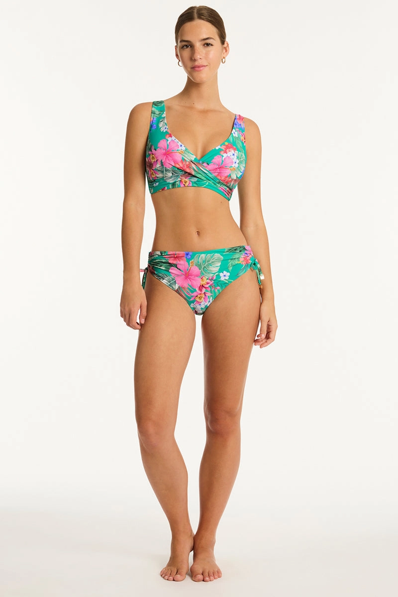 Pacifico Cross Front Multifit Bra Top