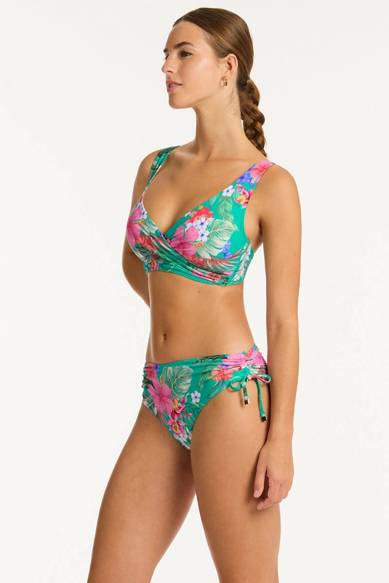 Pacifico Cross Front Multifit Bra Top
