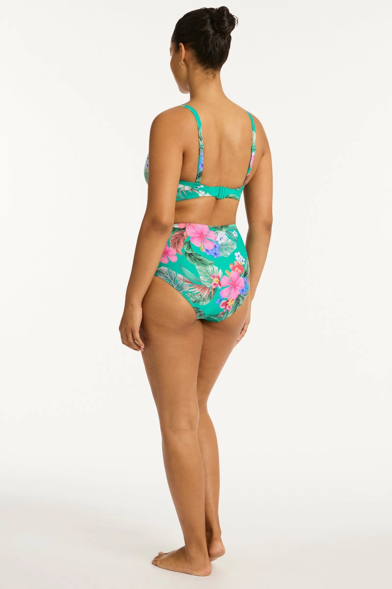 Pacifico High Waist Gathered Side Pant