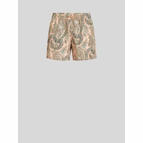 PAISLEY PRINT SWIM SHORTS