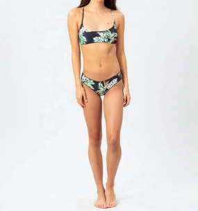 Palmetto Crop In Black