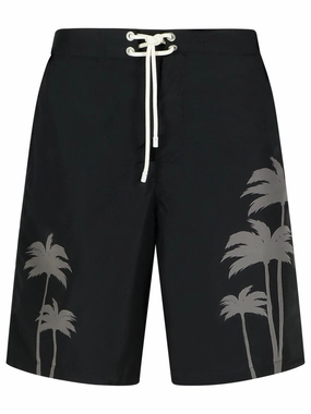 Palms' Black Polyester Swimsuit