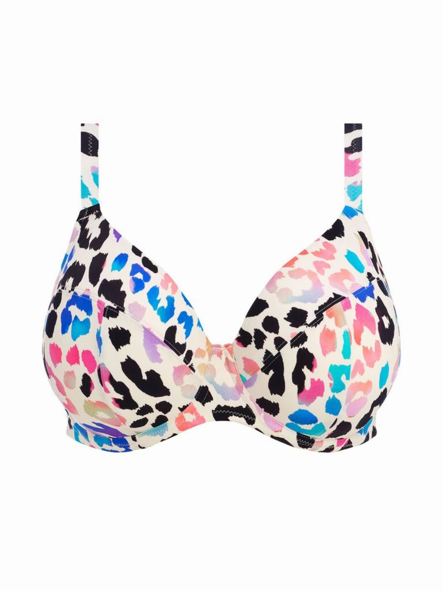 Party Bay Plunge Bikini Top - Multi