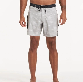 Peak Boardshort In Eucalyptus Belize