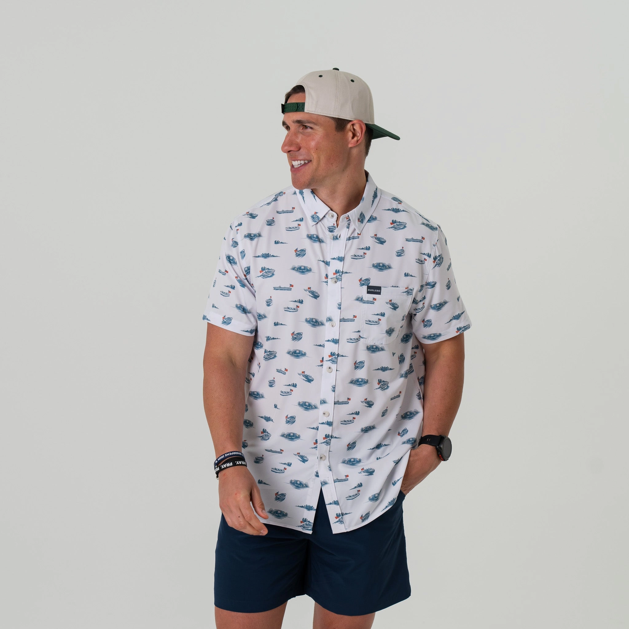 Performance Button Up - Lake Weekend