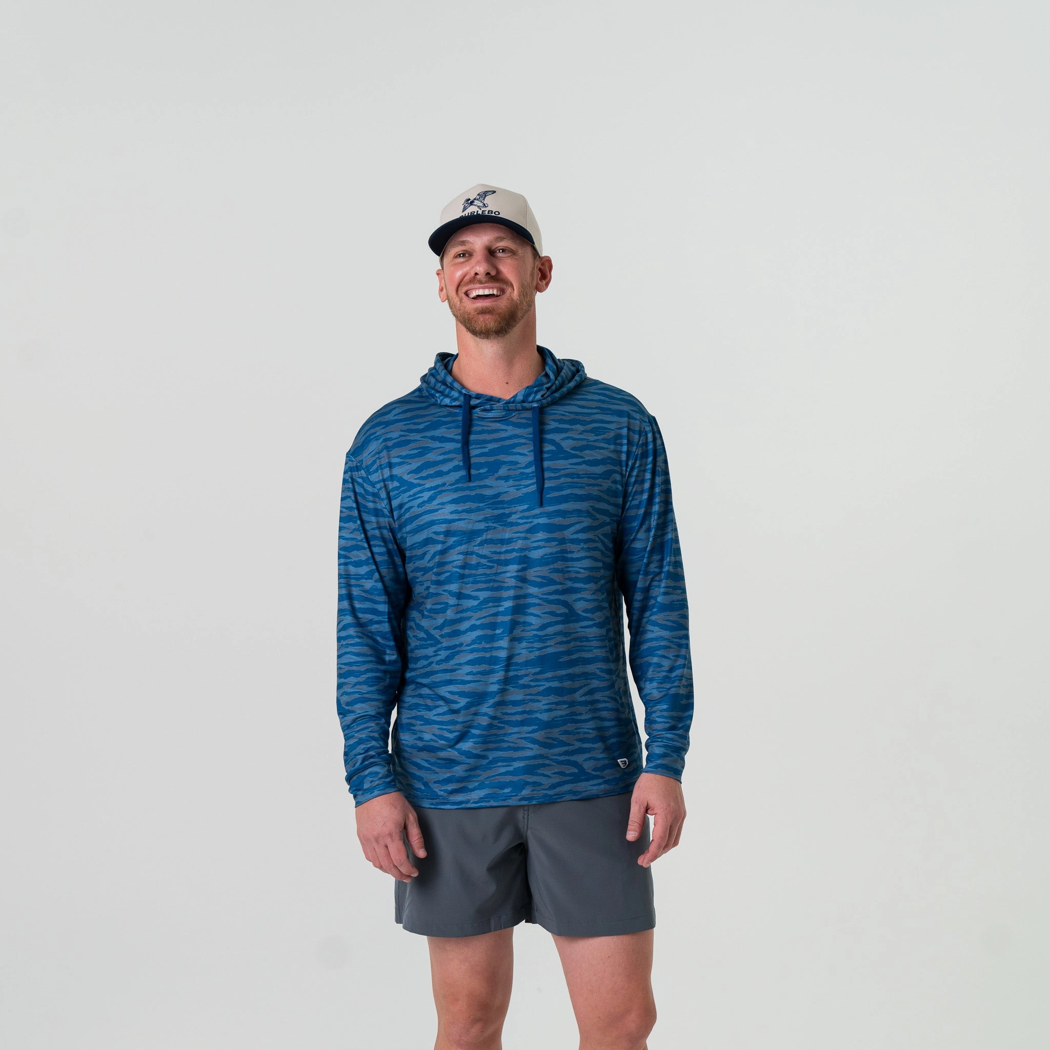 Performance Hoodie - Navy Tiger Stripe Camo