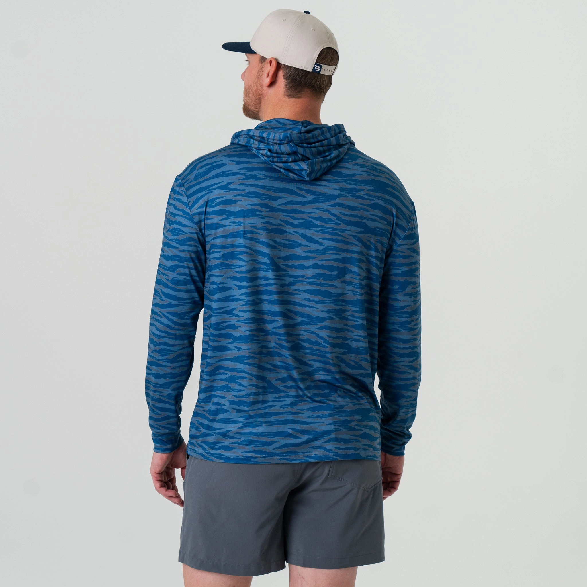 Performance Hoodie - Navy Tiger Stripe Camo