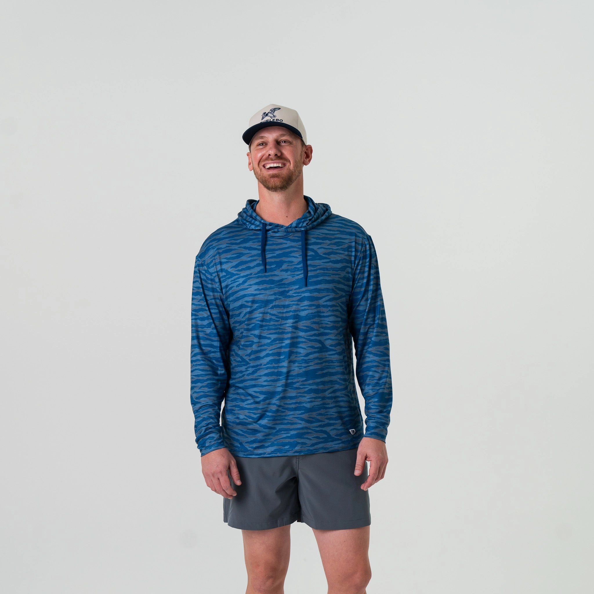 Performance Hoodie - Navy Tiger Stripe Camo