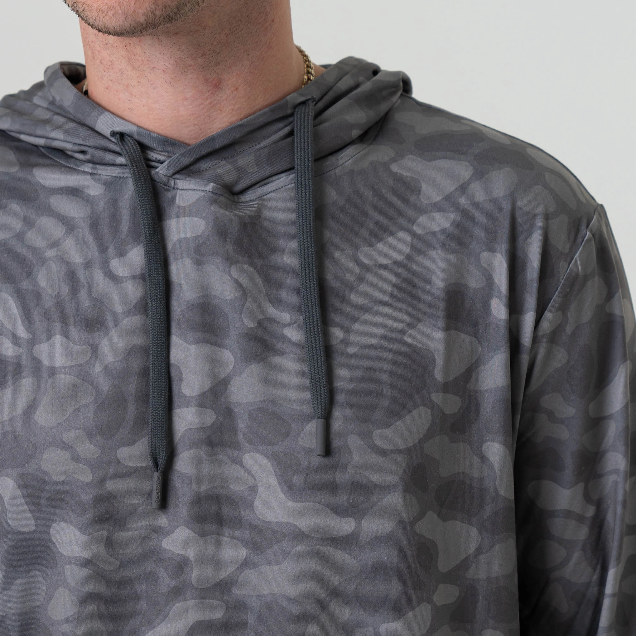 Performance Hoodie - Stone Camo