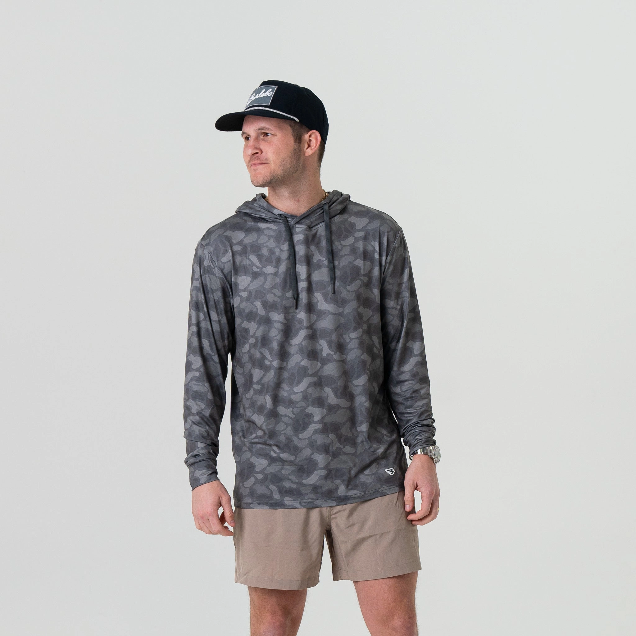 Performance Hoodie - Stone Camo