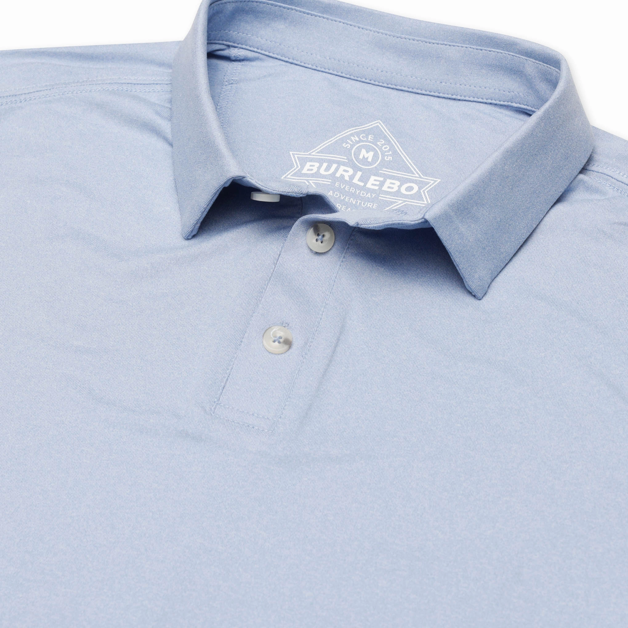 Performance Polo - Heather Sky Blue