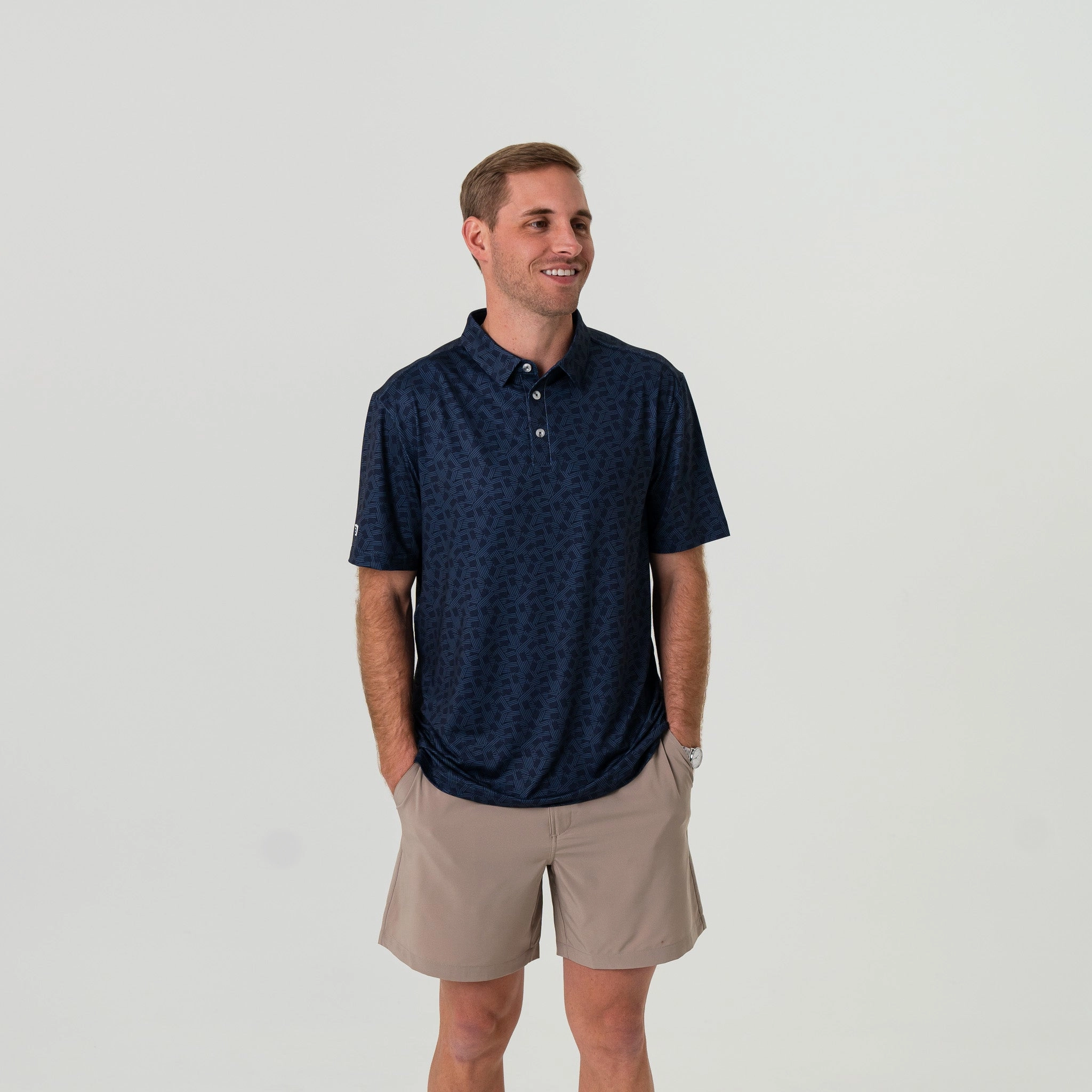 Performance Polo - Stars and Stripes - Navy