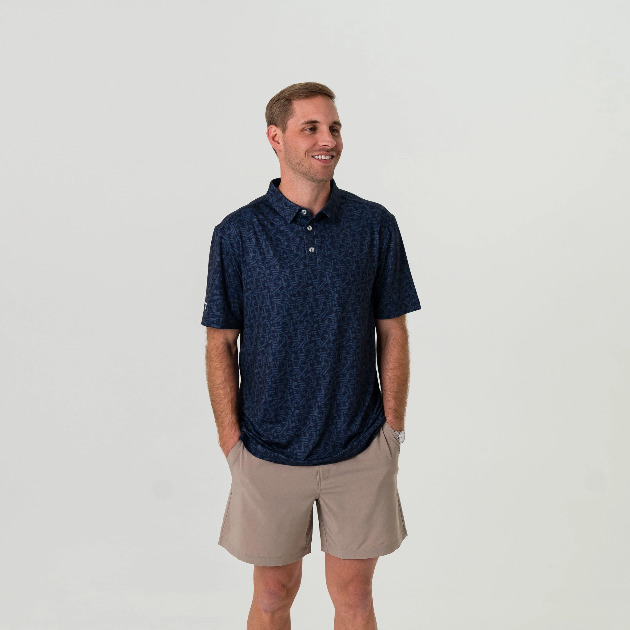 Performance Polo - Stars and Stripes - Navy